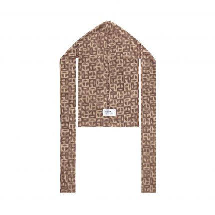 Monogram Print Durag - Brown