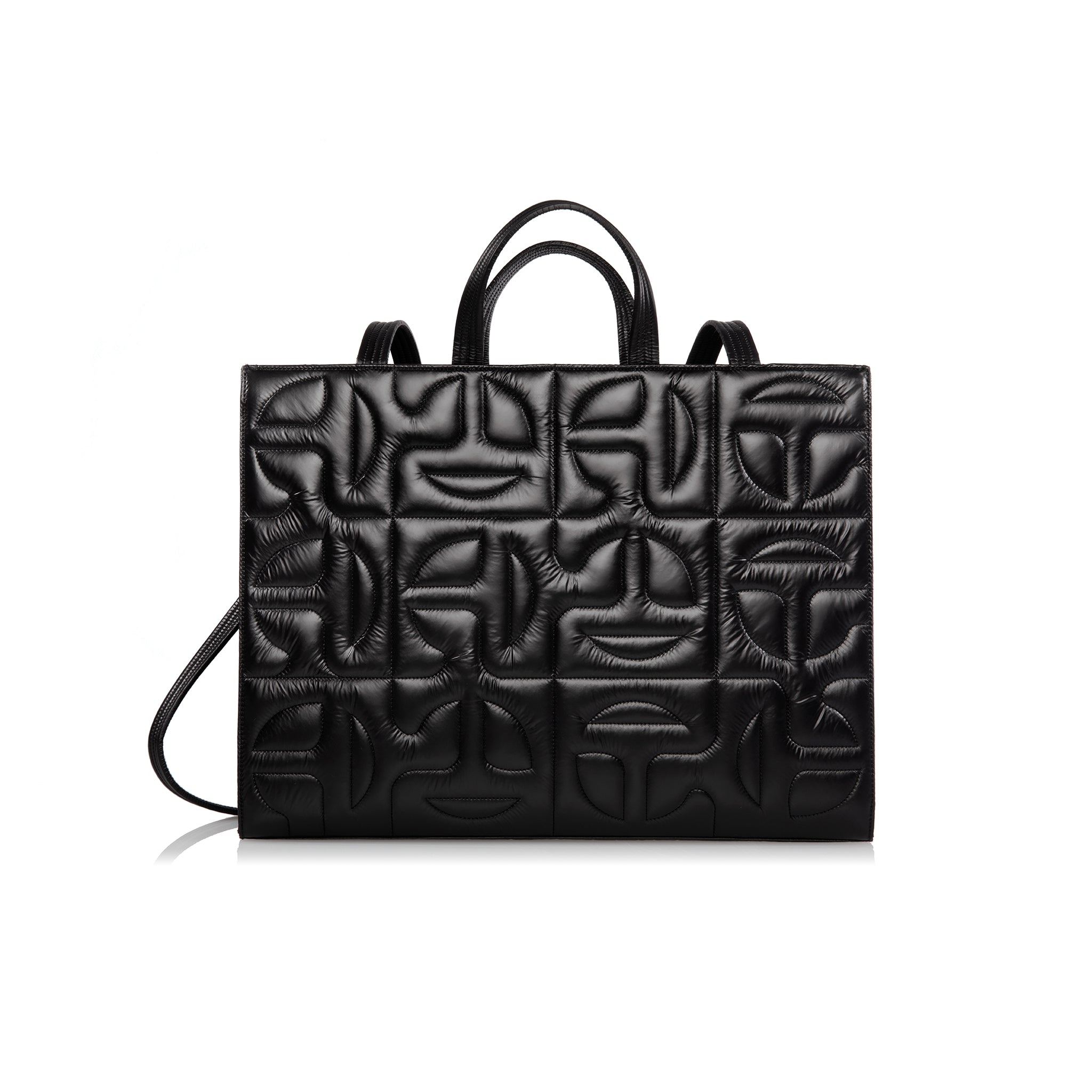 MOOSE-KNUCKLES-TELFAR-QUILTED-LARGE-SHOPPER-BLACK-FRONT