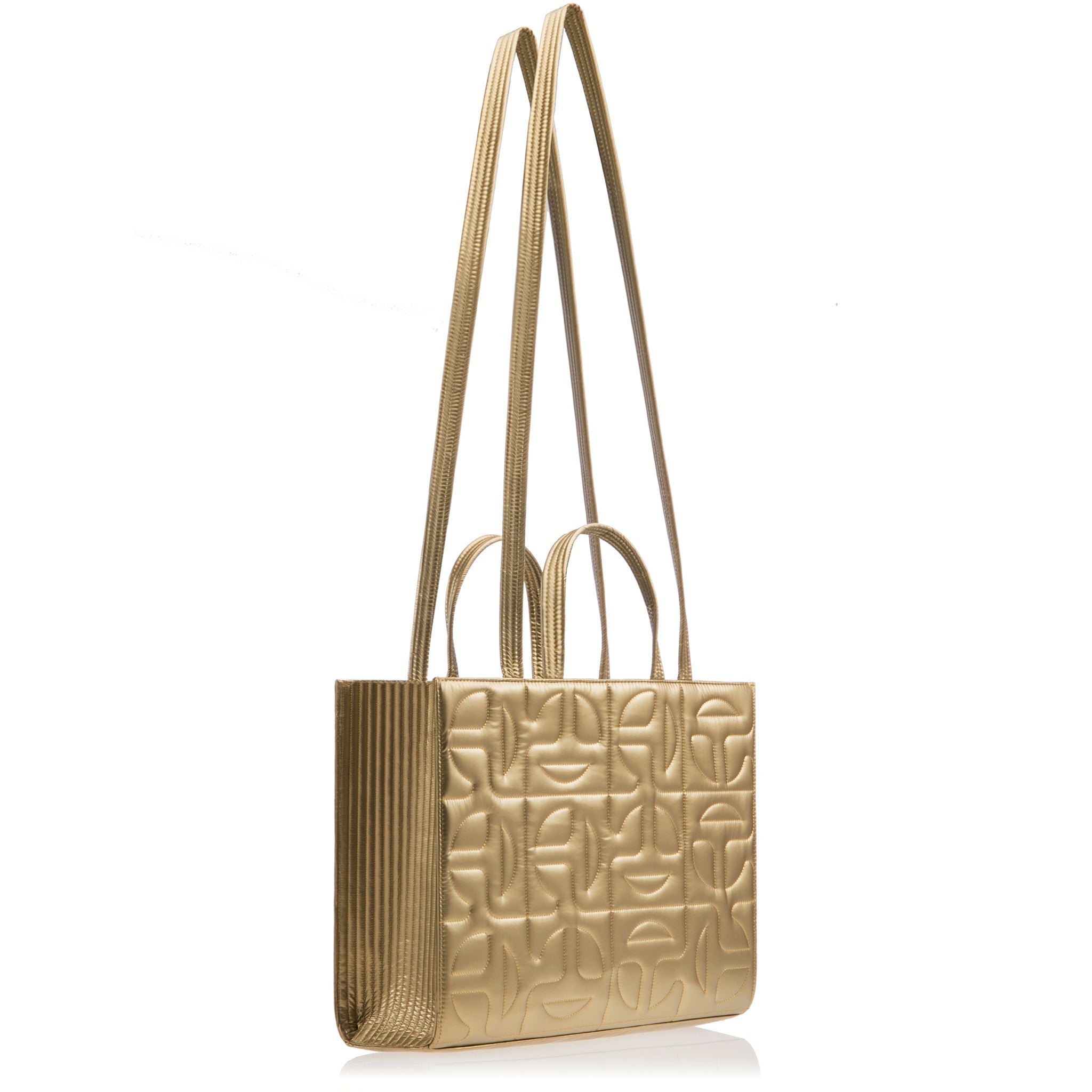 MOOSE-KNUCKLES-TELFAR-QUILTED-MEDIUM-SHOPPER-GOLD-SIDE