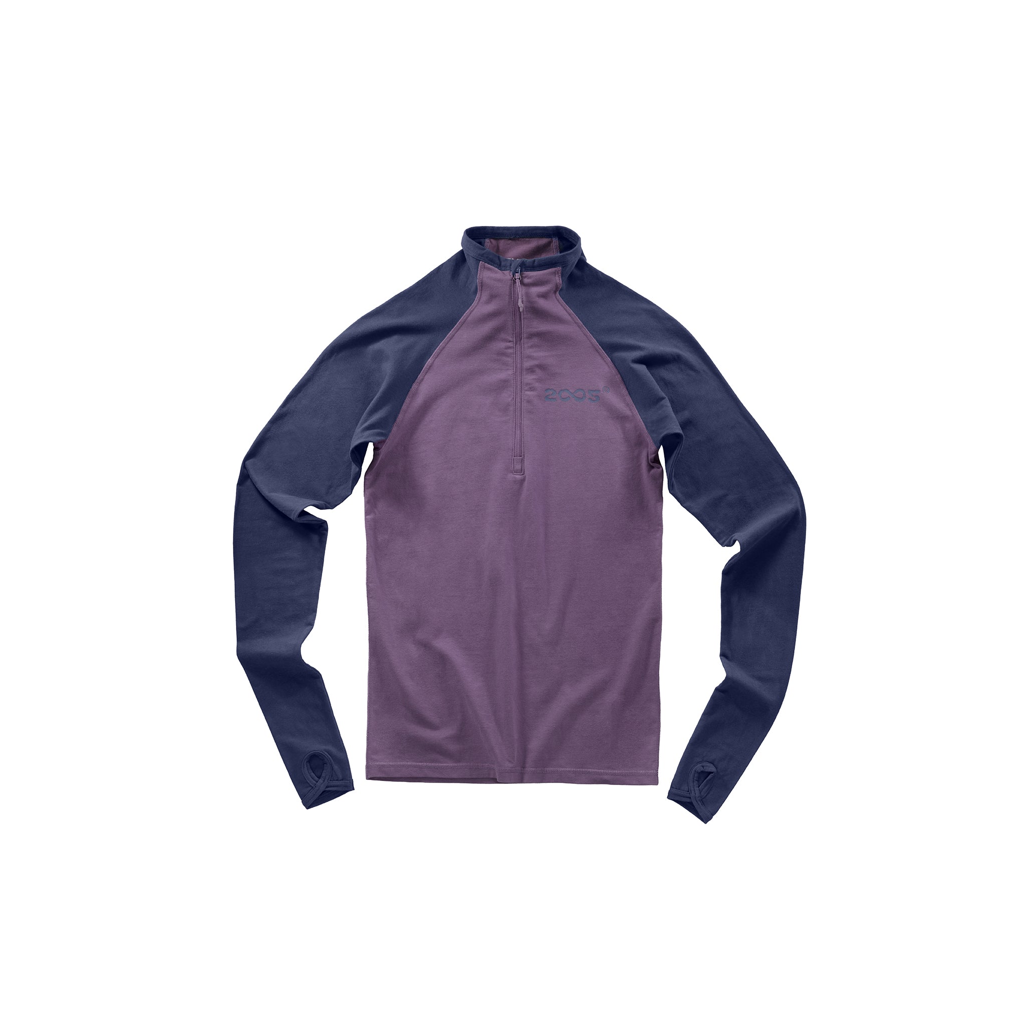 2005 Long Sleeve 3/4 Zip Mockneck