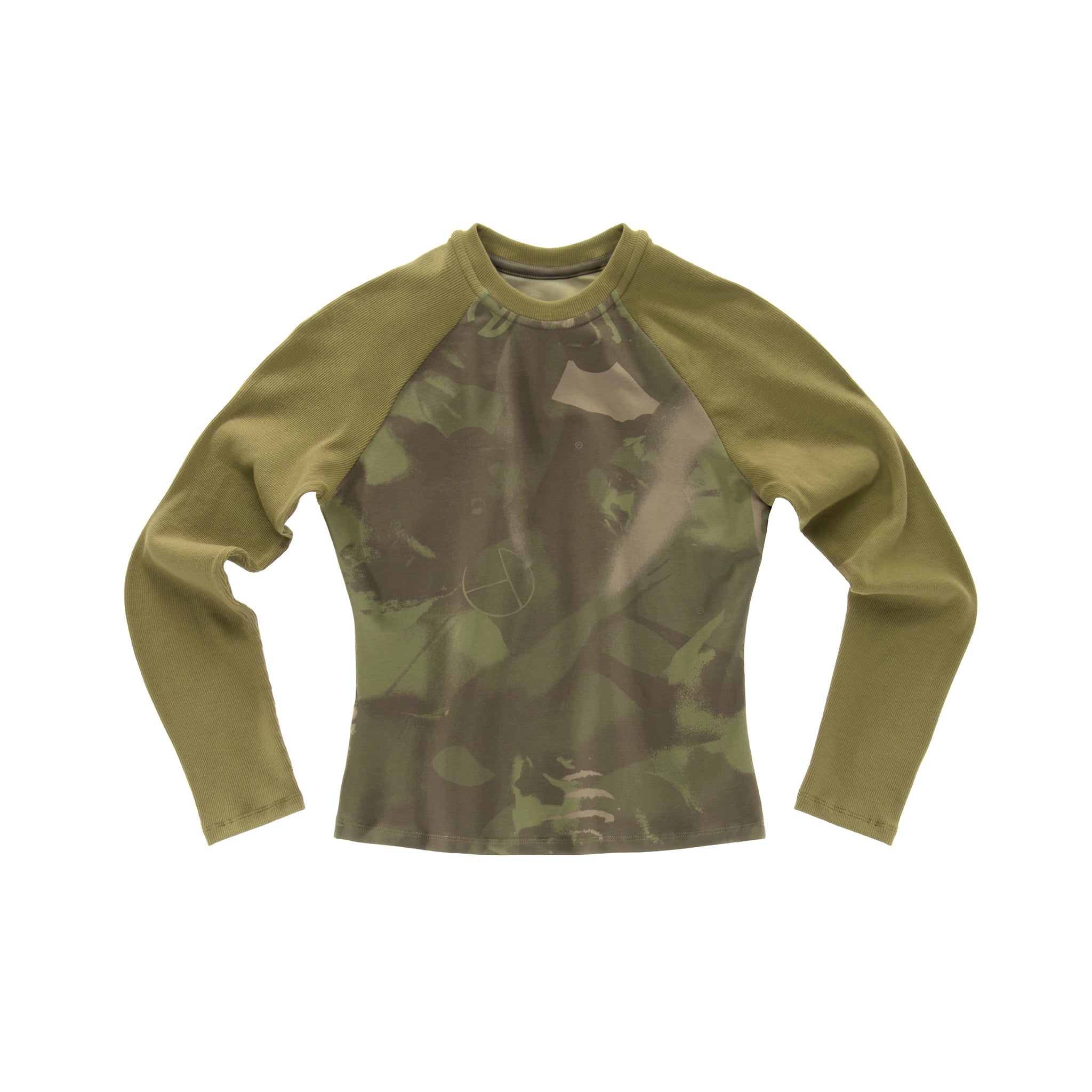 Camo Raglan Long Sleeve T