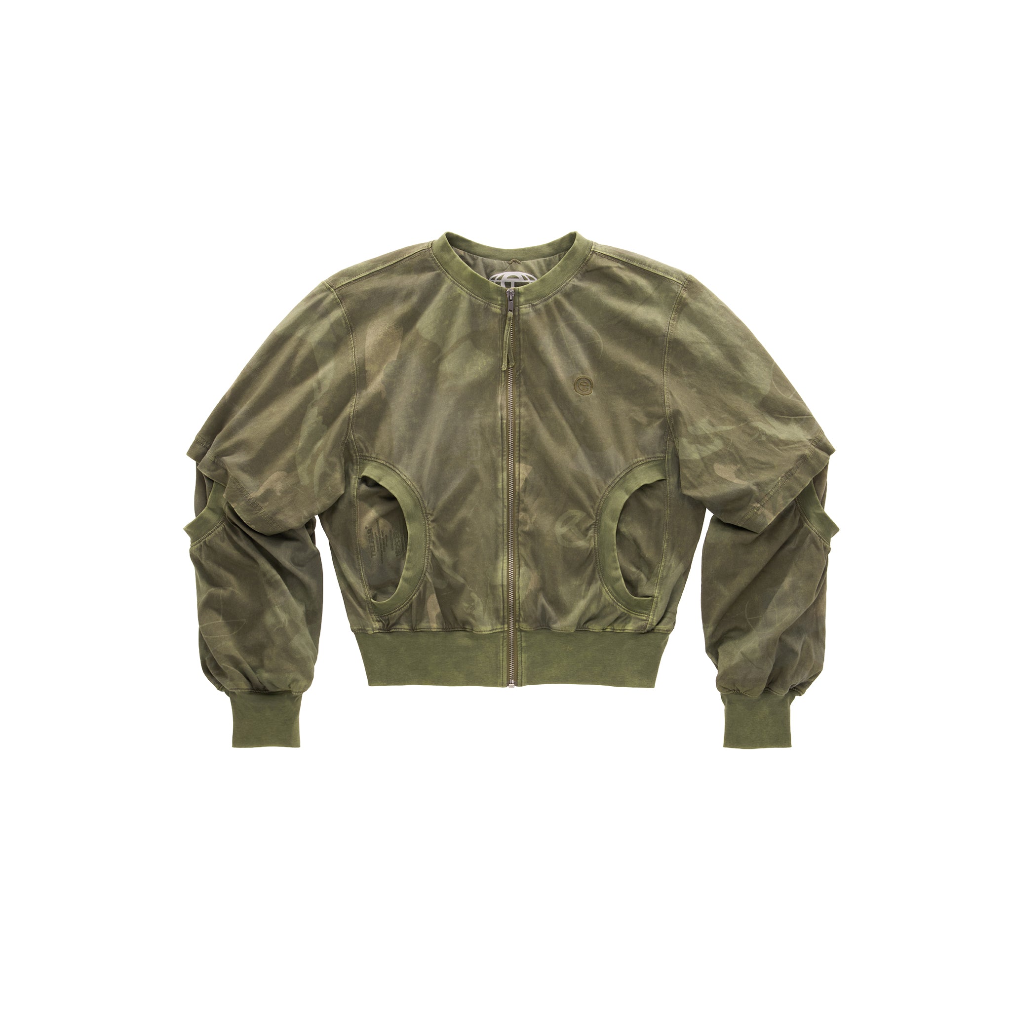 Camo T-Shirt Bomber Jacket