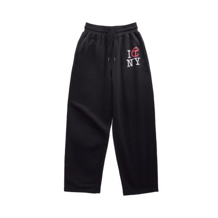 Canal Straight Leg Sweatpant - Black