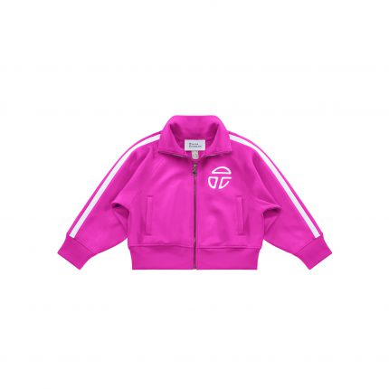 Cropped Track Jacket - Azalea