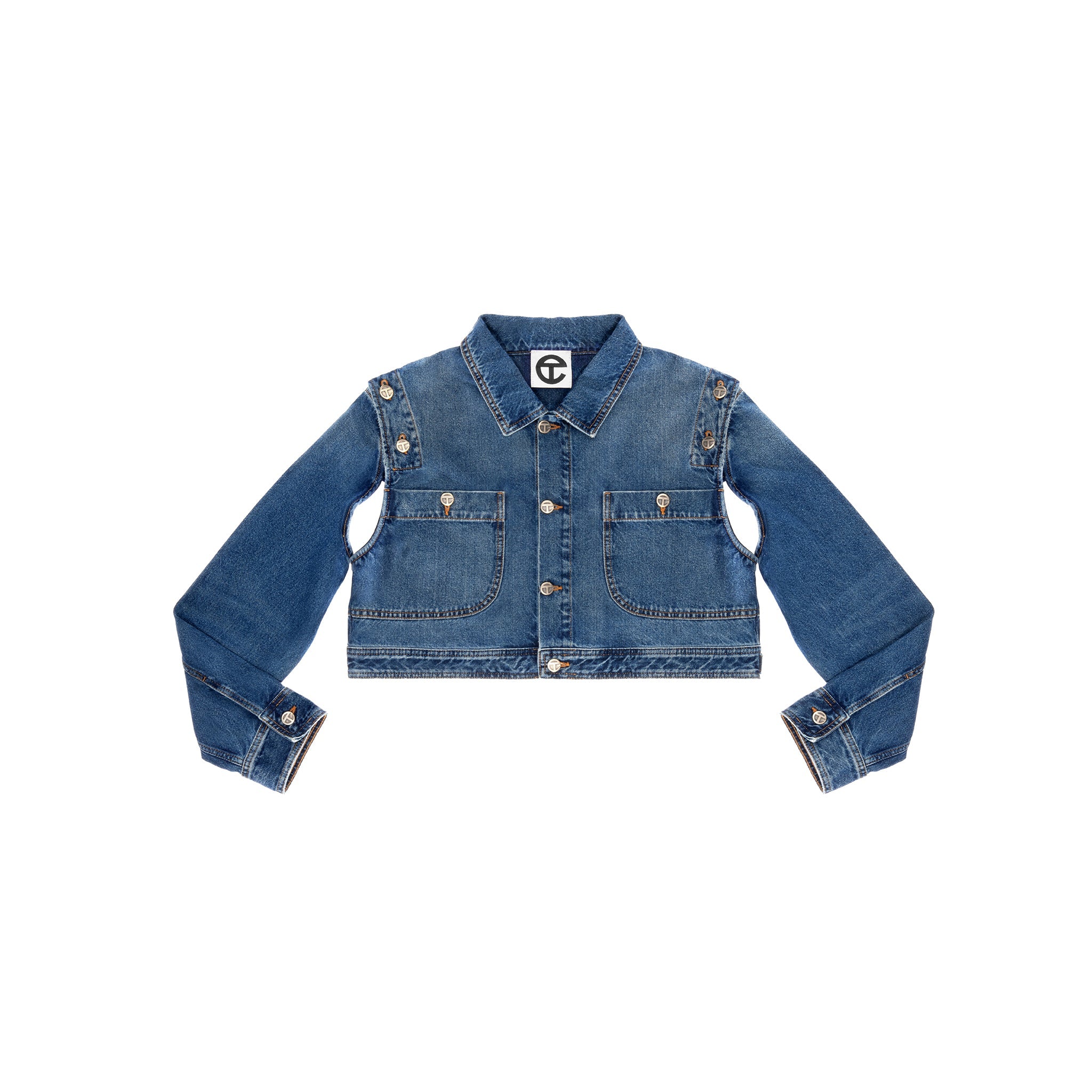 Cropped Detachable Jean Jacket
