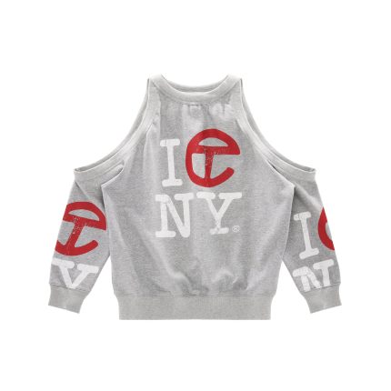 Infinity Canal Multi Crewneck - Heather Grey