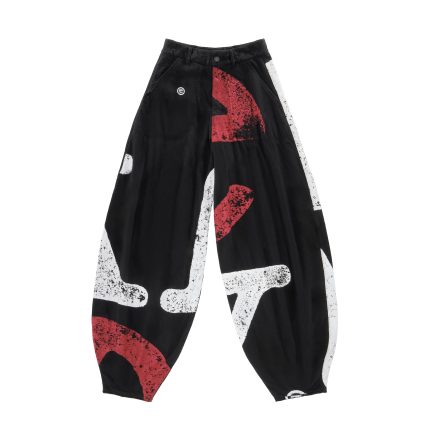 Canal Balloon T-shirt Pant - Black