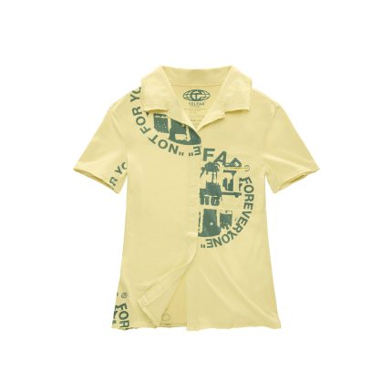 OMG Split T Dress Shirt - Lime