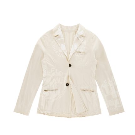OMG T-shirt Blazer - Bone