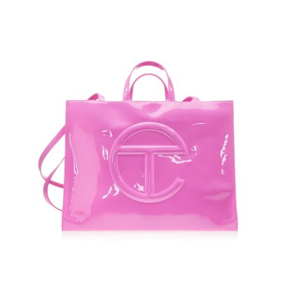 Large Shopping Bag  | Pink Patent