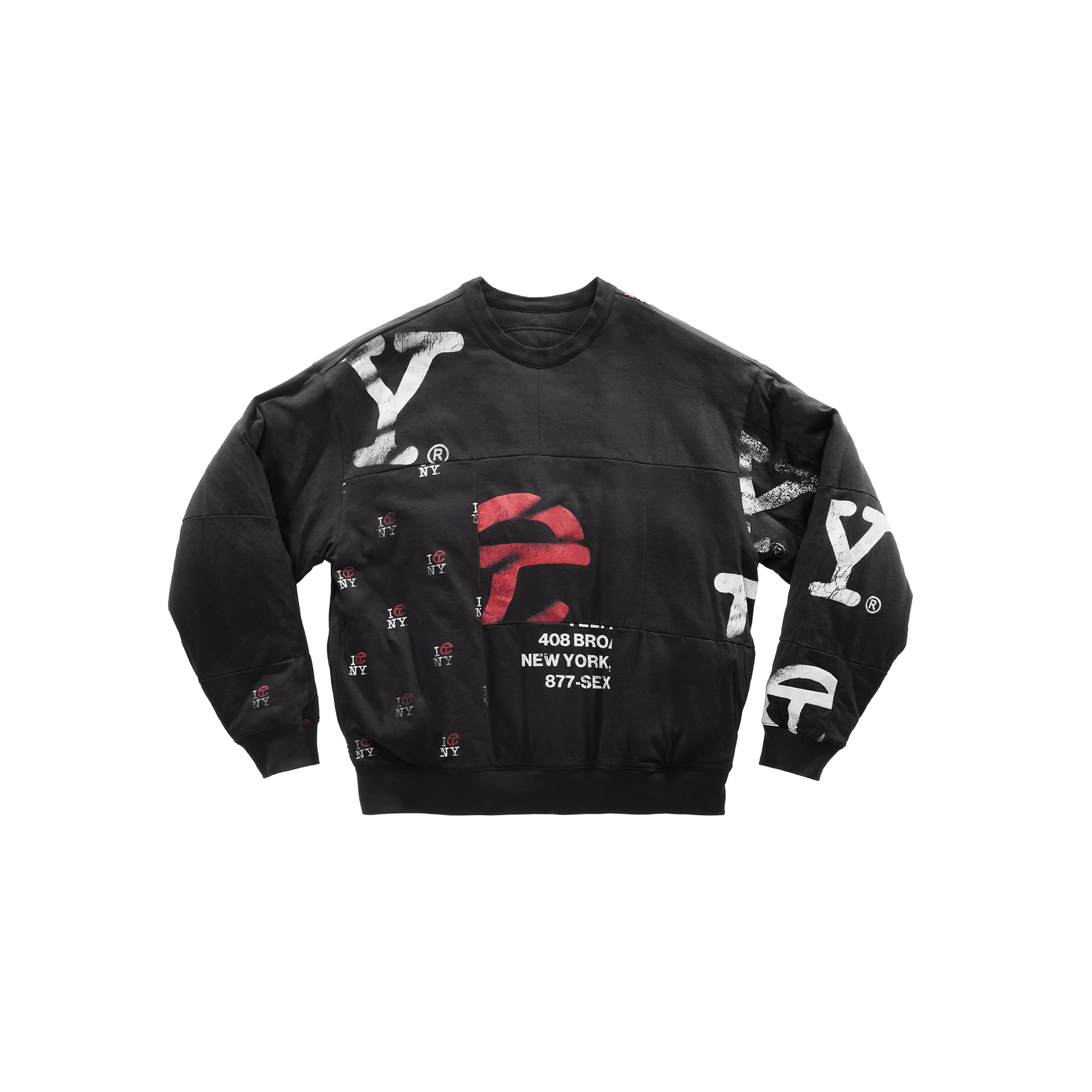 Logo Quilt Sweatshirt