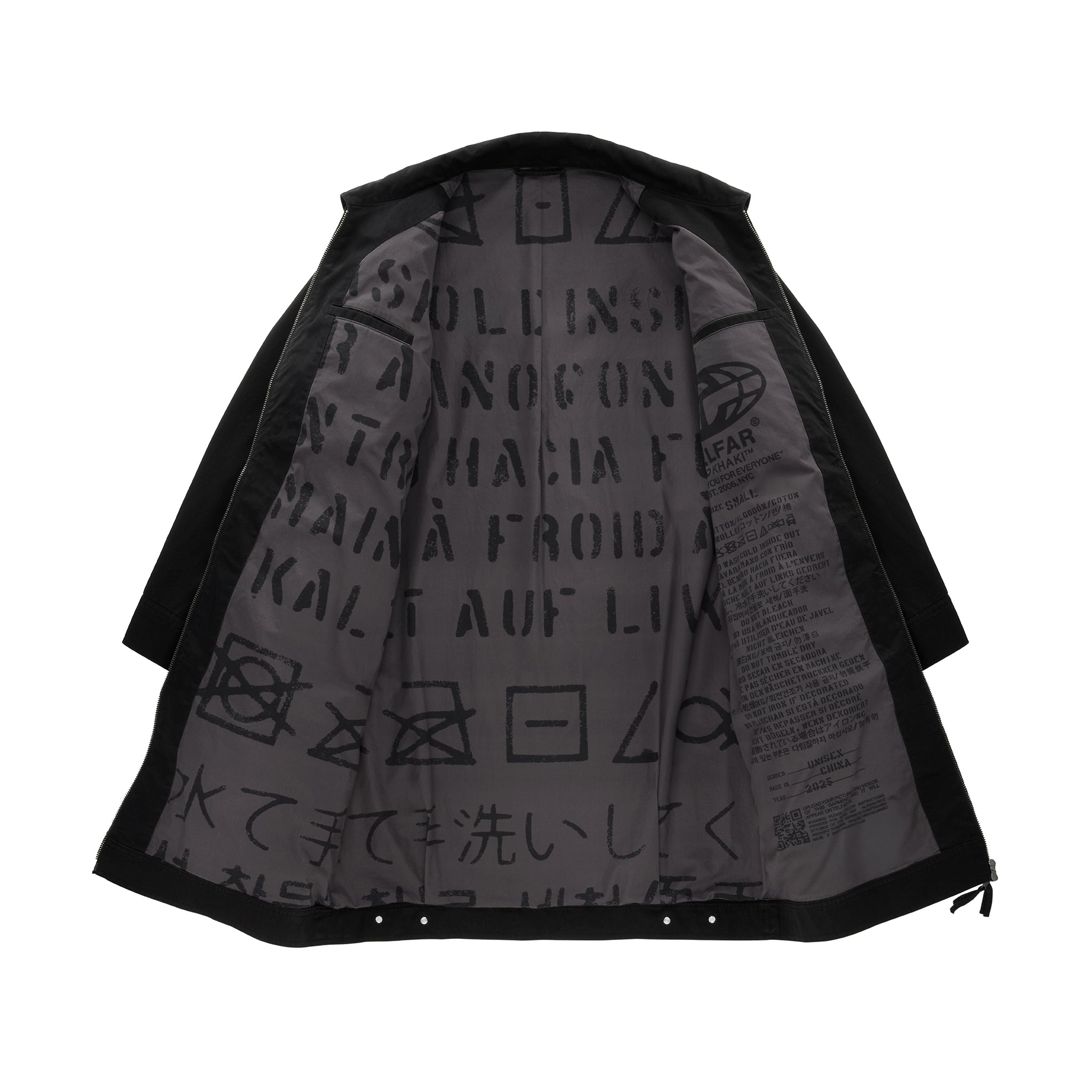 TELFAR-LONG-WORK-JACKET-BLACK-INTERIOR