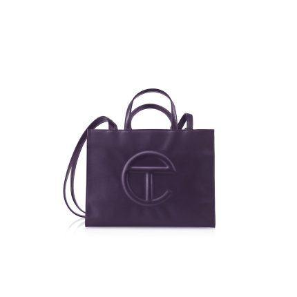 Medium Shopping Bag  | Eggplant