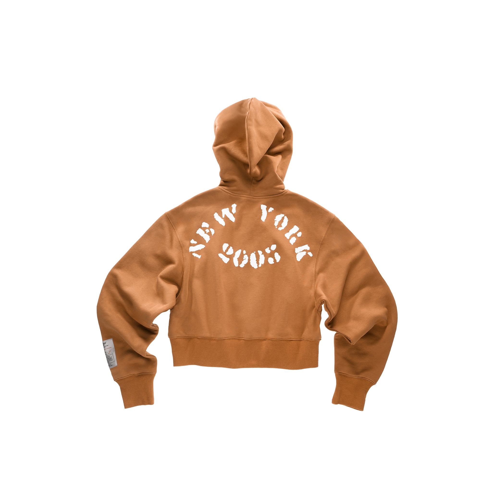 TELFAR-NYC-CROP-ZIP-UP-HOODIE-BROWN-BACK