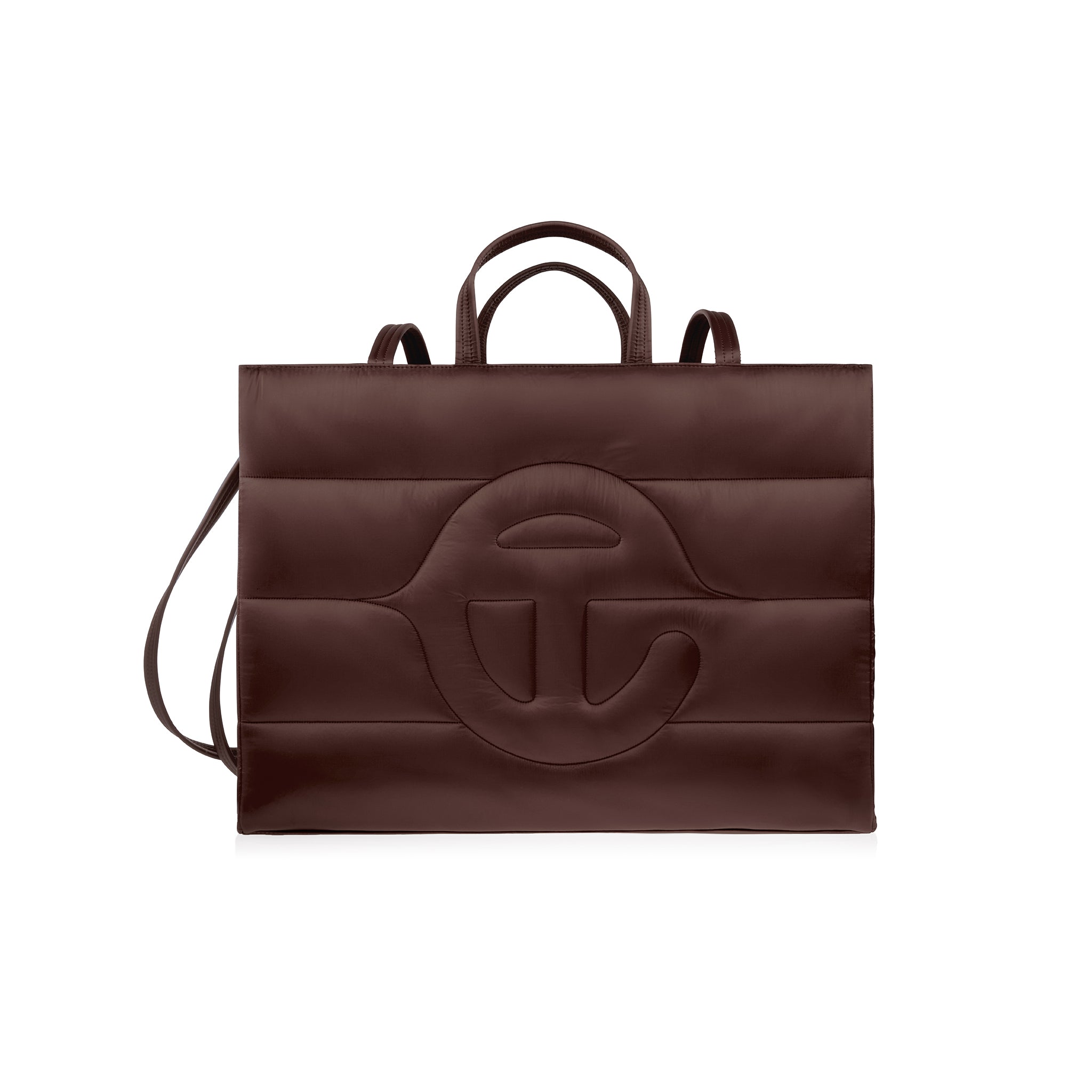 TELFAR-PUFF-LARGE-SHOPPER-CHOCOLATE-FRONT-9