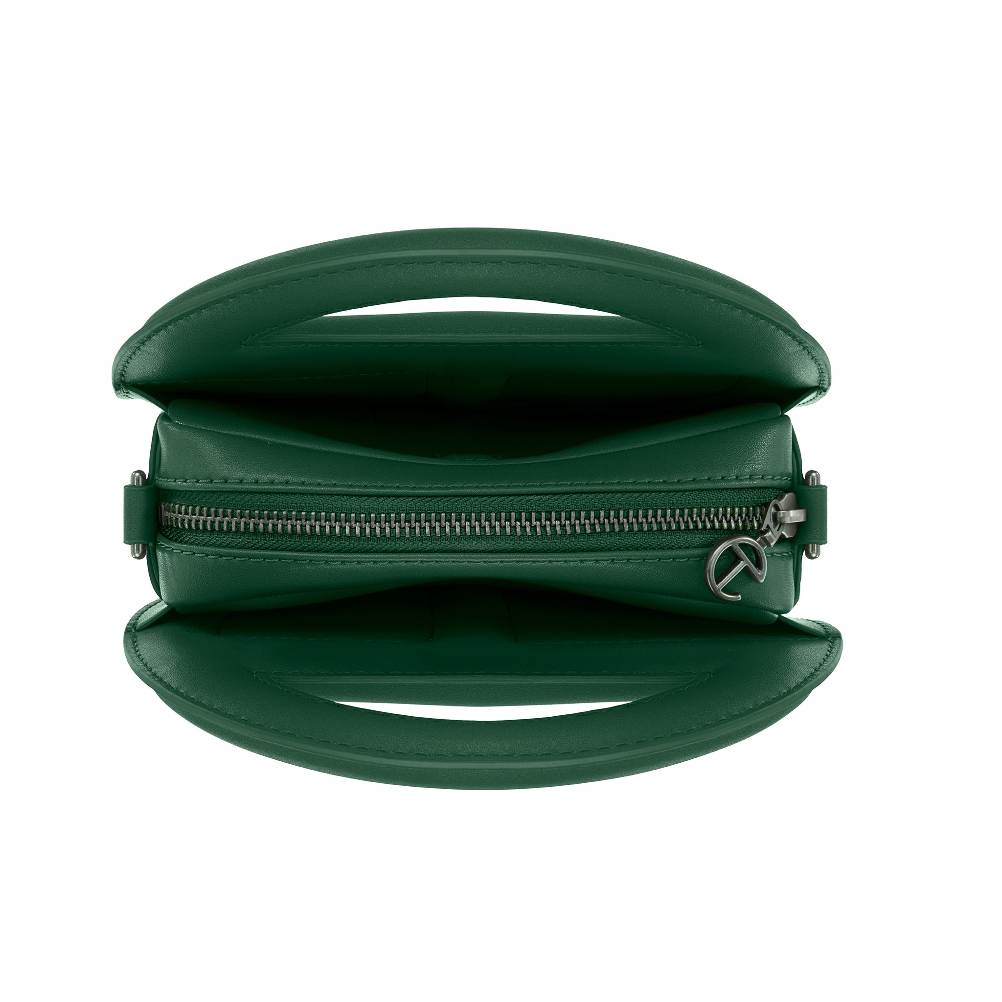 TELFAR-SMALL-CIRCLE-BAG-DARK-OLIVE-ZIPPER-DETAIL