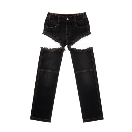Thigh Hole Jean - Black
