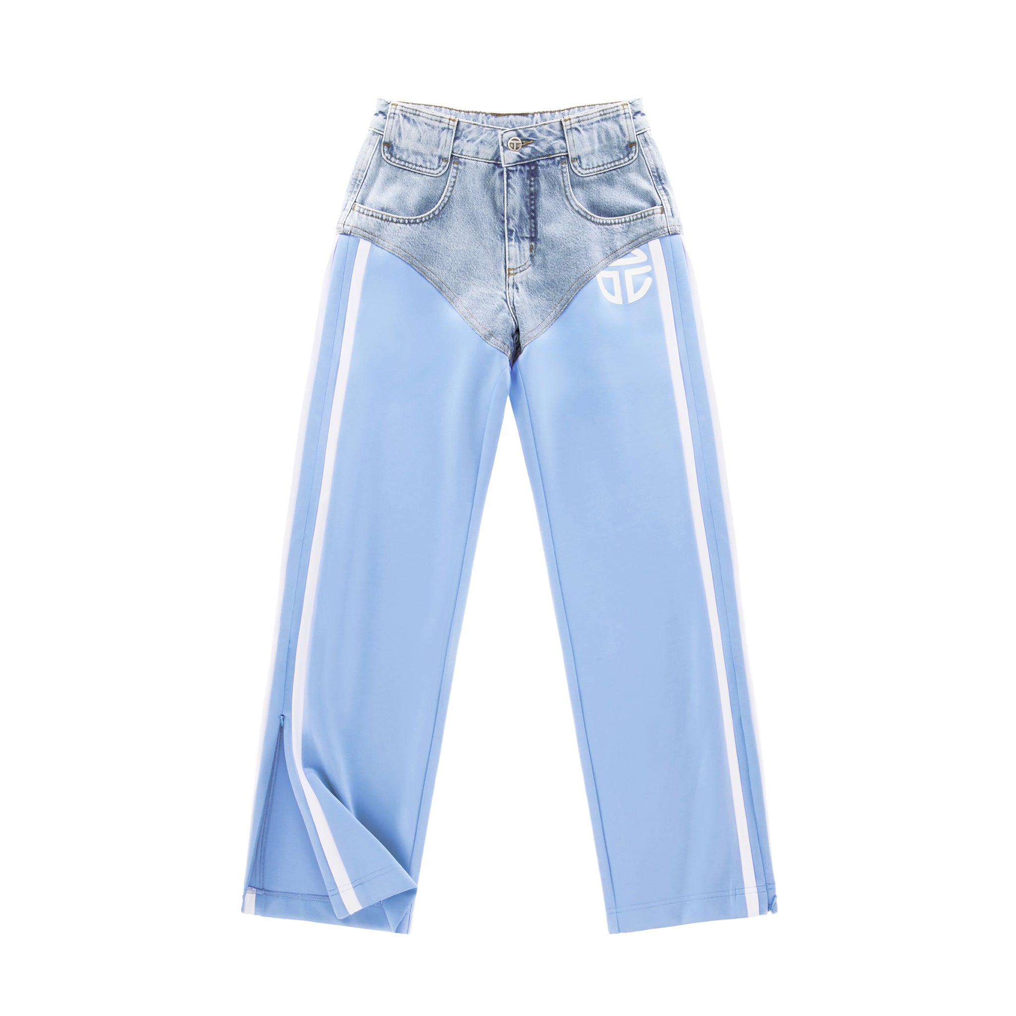 TELFAR-TRACK-JEAN-BABY-BLUE-FRONT-UNZIPPED