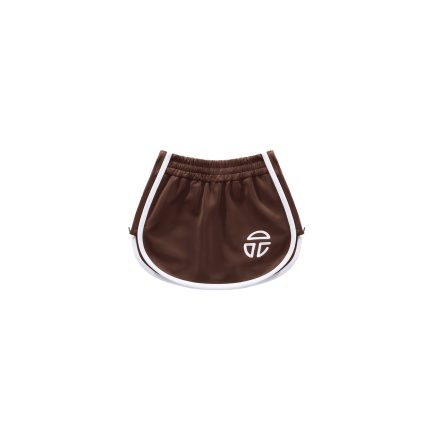 Track Short Skirt - Chocolate