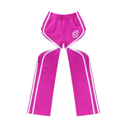 Thigh Hole Track Pant - Azalea