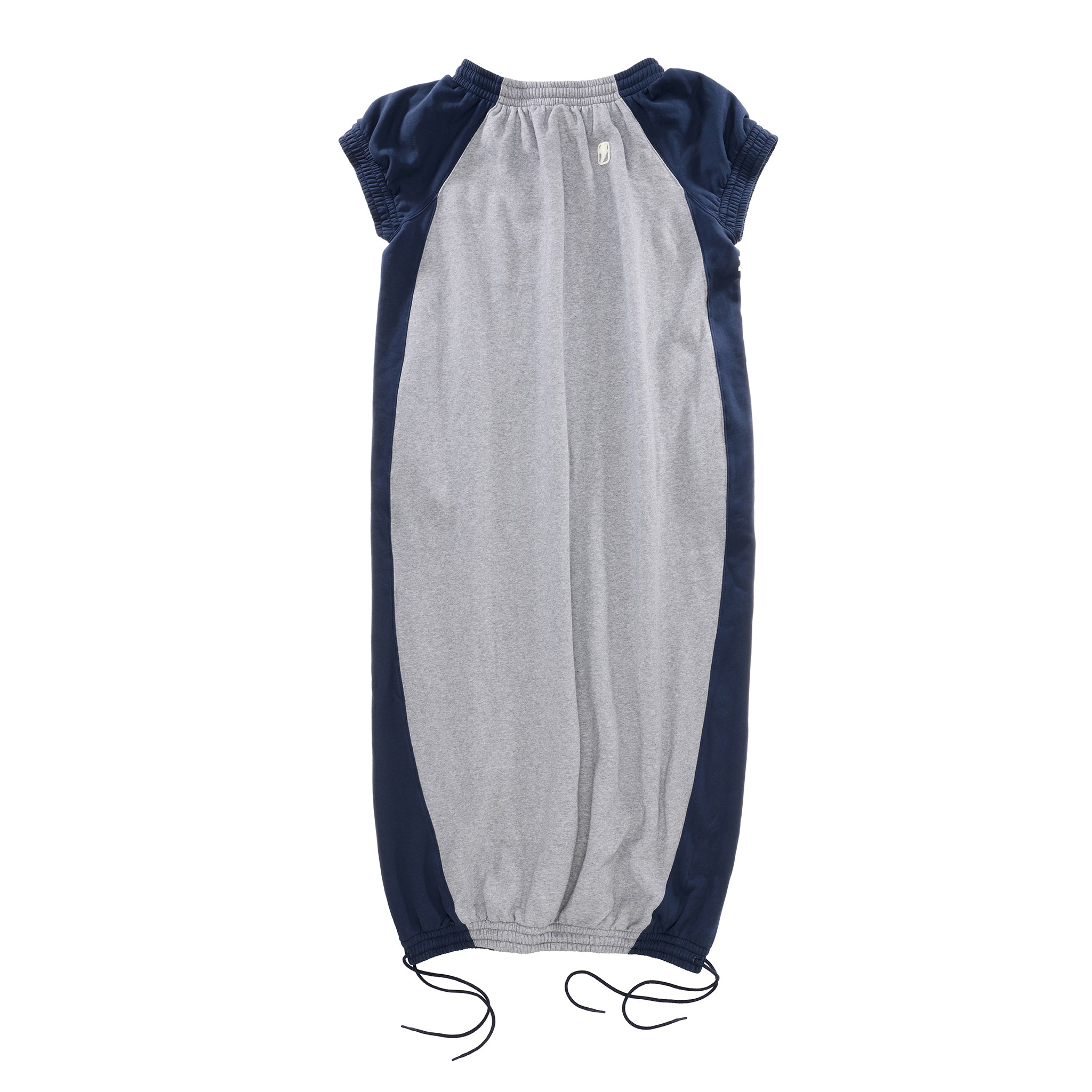 TELFAR-UPSIDE-DOWN-SWEAT-GOWN-GREY-NAVY-BACK-1