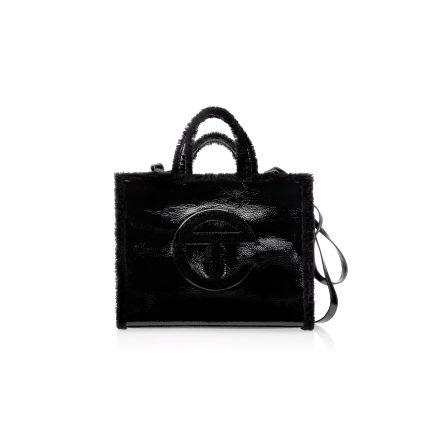 Medium Shopper Crinkle | Black